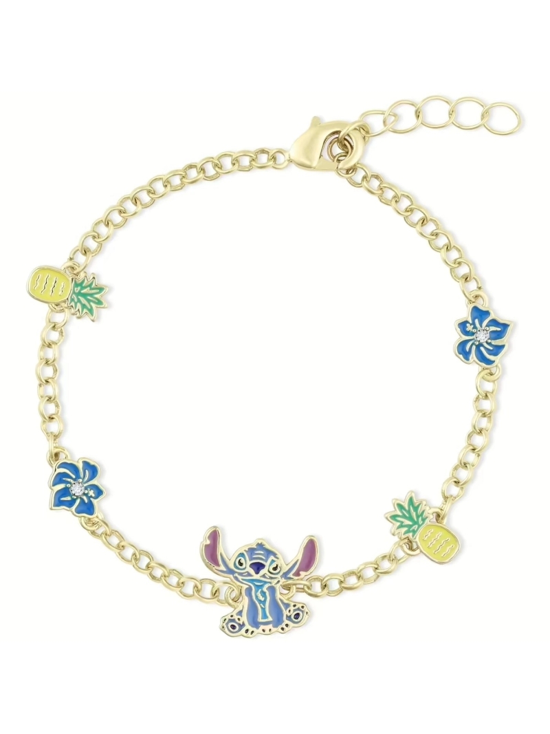 Acquista ora bracciale stitch fiori e ananas disney su elefantebianco.jewelry
