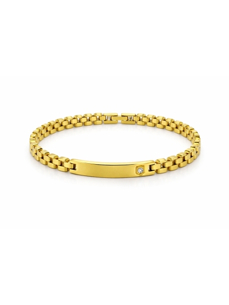 Acquista ora bracciale mod rolex con targa e zircone  (incisione omaggio) su elefantebianco.jewelry