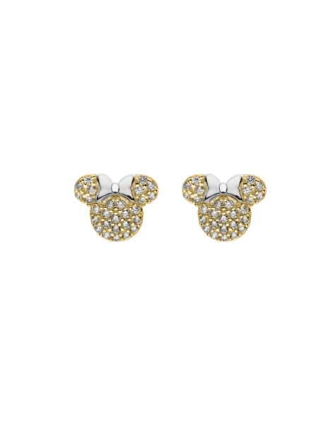 Acquista ora orecchini minnie tutti zirconati gold disney su elefantebianco.jewelry