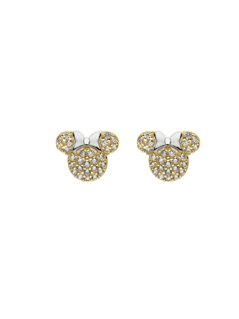 Acquista ora orecchini minnie tutti zirconati gold disney su elefantebianco.jewelry