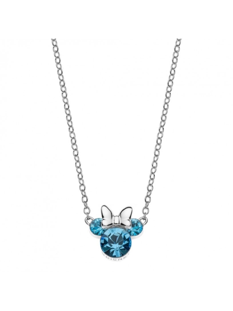 Acquista ora collana minnie azzurra disney su elefantebianco.jewelry