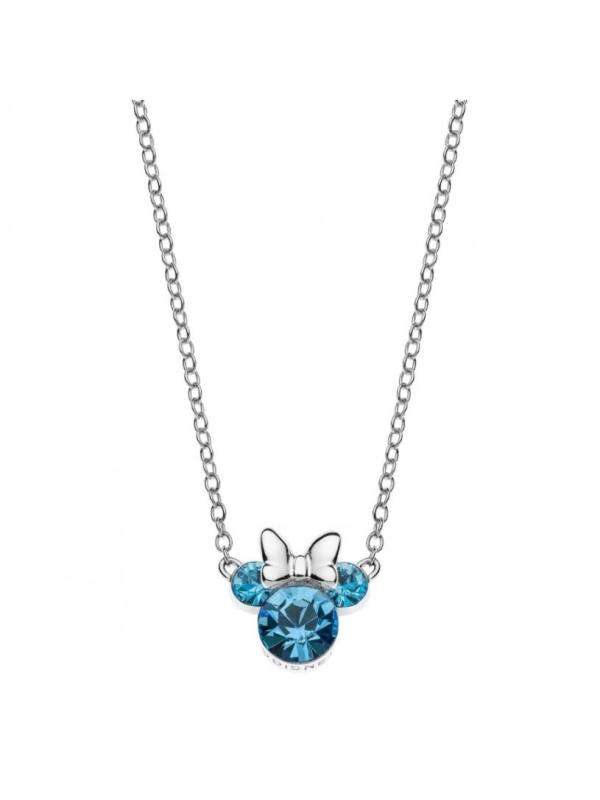 Acquista ora collana minnie azzurra disney su elefantebianco.jewelry