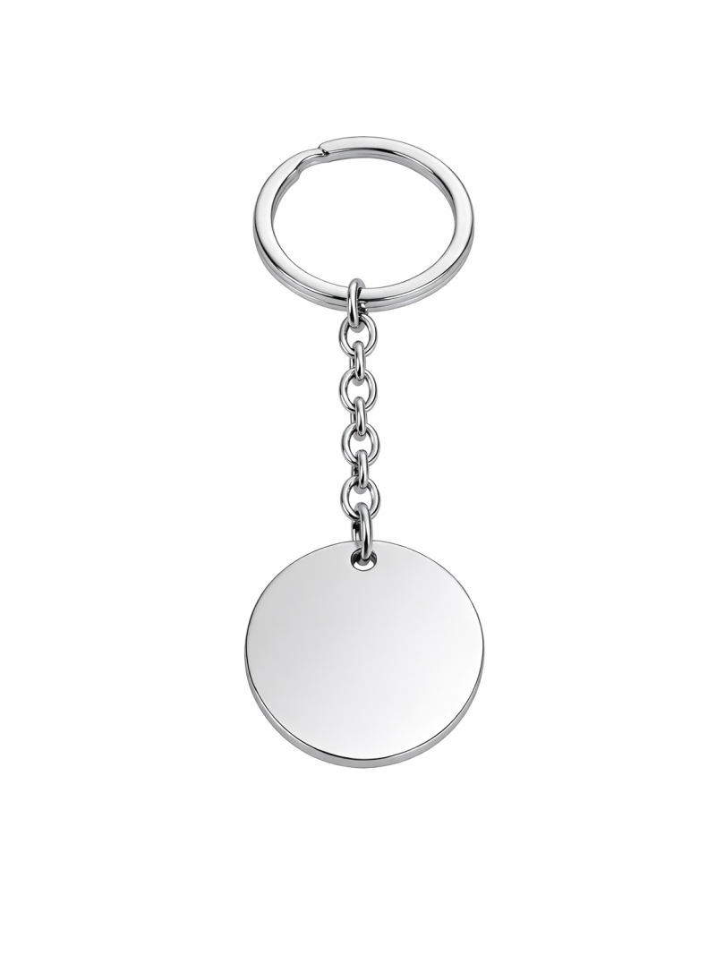 Acquista ora portachiavi tondo (incisione omaggio) su elefantebianco.jewelry