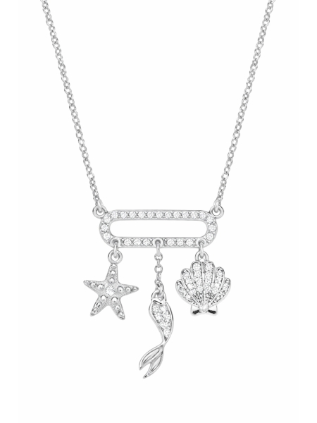Acquista ora collana sirenetta con stella e conchiglia disney su elefantebianco.jewelry