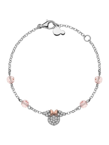 Acquista ora bracciale minnie con sfere rosa disney su elefantebianco.jewelry