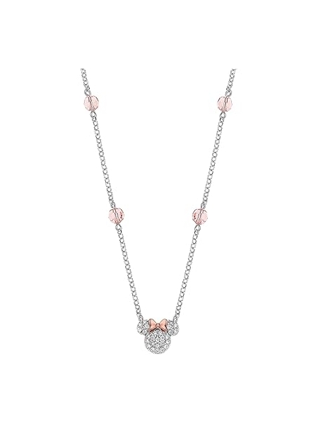 Acquista ora collana minnie con sfere rosa disney su elefantebianco.jewelry