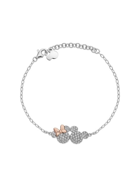 Acquista ora bracciale topolino e minnie pavè su elefantebianco.jewelry