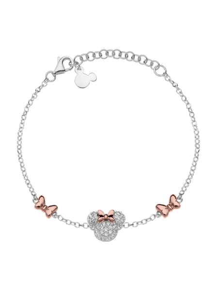 Acquista ora bracciale minnie con fiocchi disney su elefantebianco.jewelry