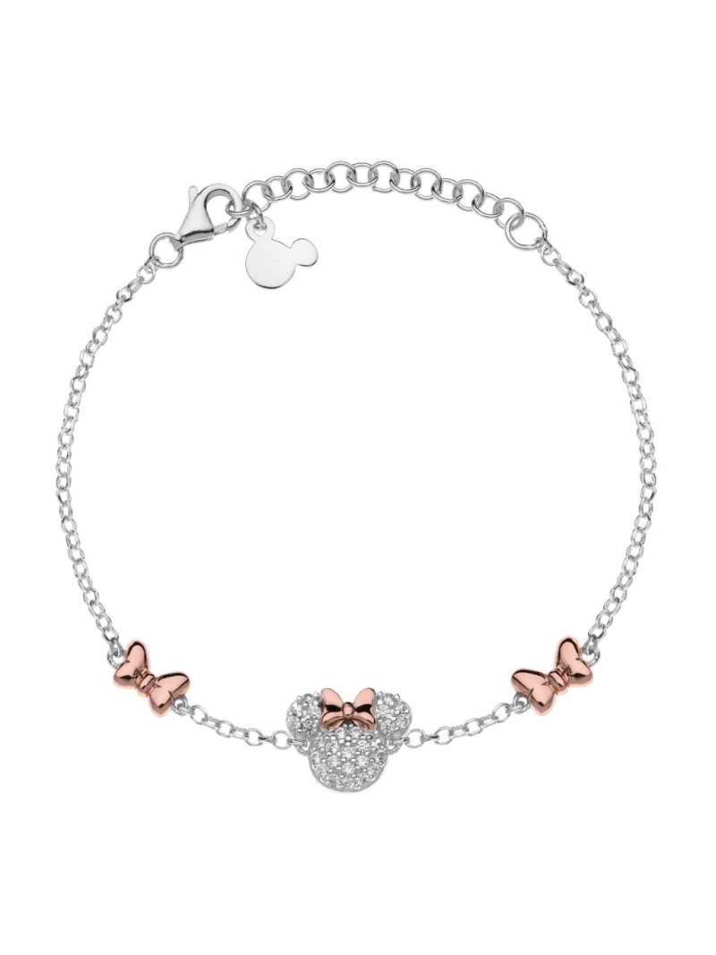 Acquista ora bracciale minnie con fiocchi disney su elefantebianco.jewelry
