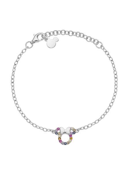 Acquista ora bracciale minnie zirconi colorati disney su elefantebianco.jewelry