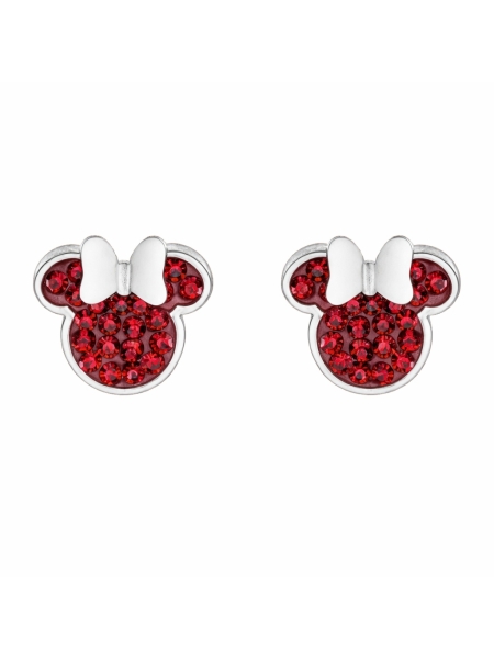 Acquista ora orecchini minnie zirconati rossi disney su elefantebianco.jewelry 2