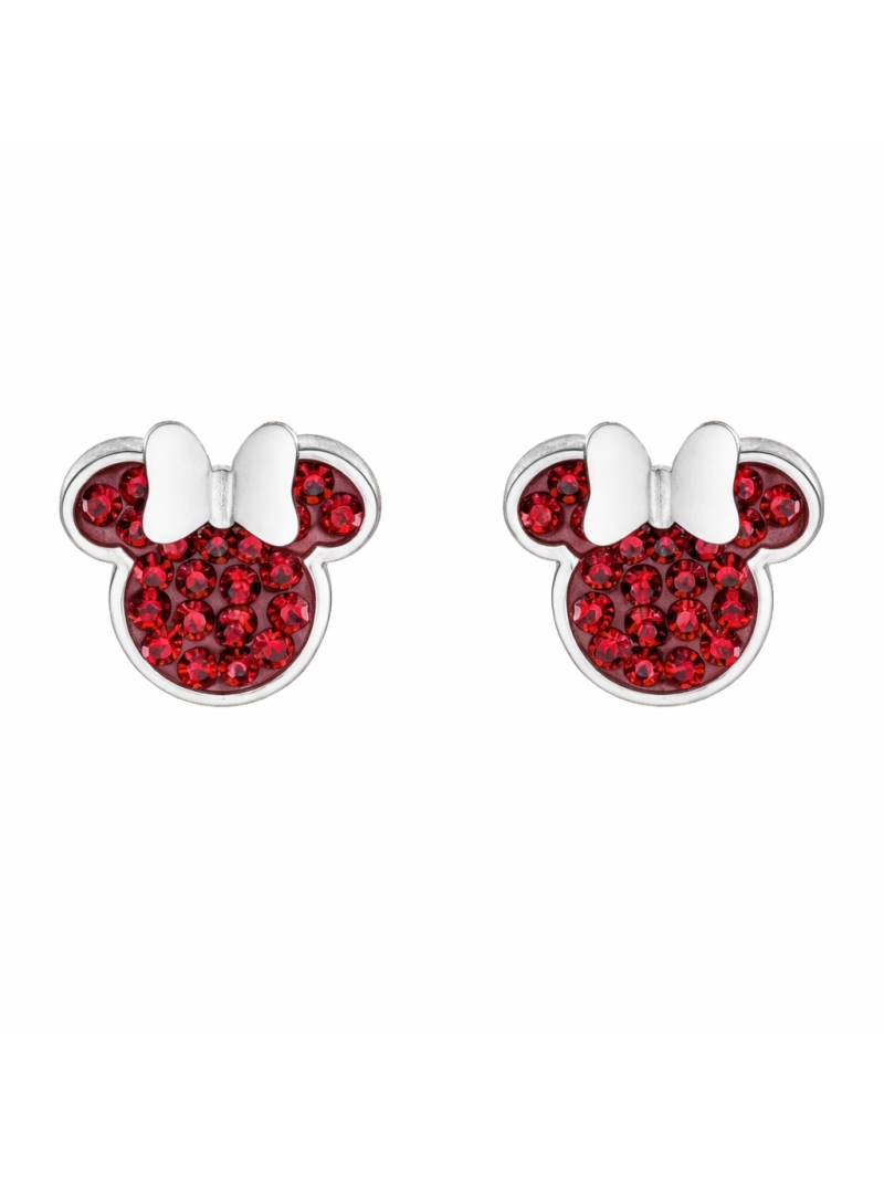 Acquista ora orecchini minnie zirconati rossi disney su elefantebianco.jewelry