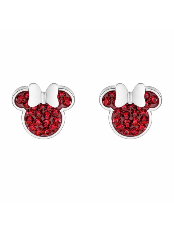 Acquista ora orecchini minnie zirconati rossi disney su elefantebianco.jewelry