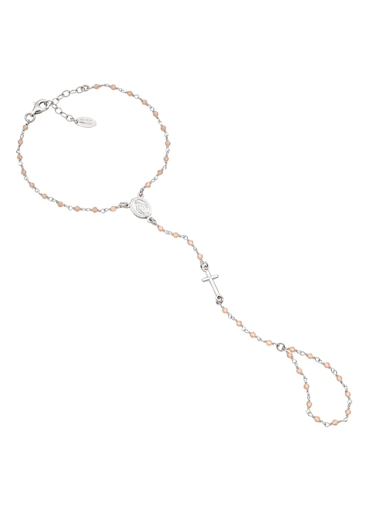 Acquista ora baciamano con cristalli beige su elefantebianco.jewelry