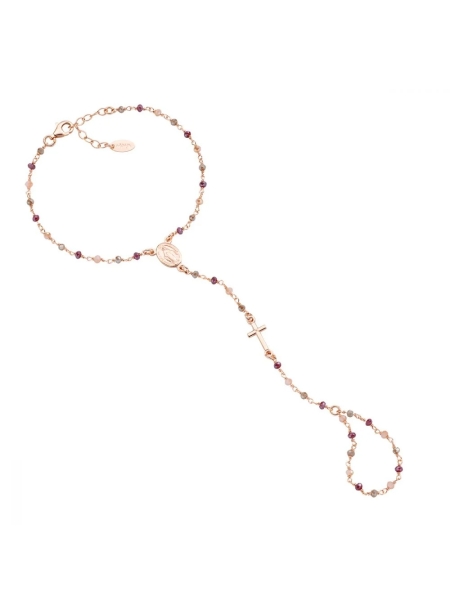 Acquista ora copia di baciamano rosario cristalli neri su elefantebianco.jewelry