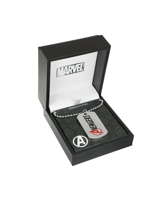 Acquista ora collana targa avengers marvel su elefantebianco.jewelry