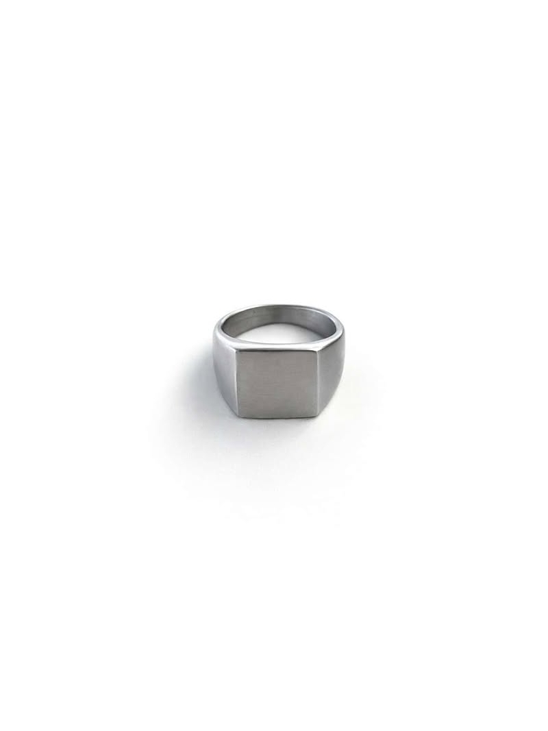 Acquista ora anello quadrato opaco su elefantebianco.jewelry