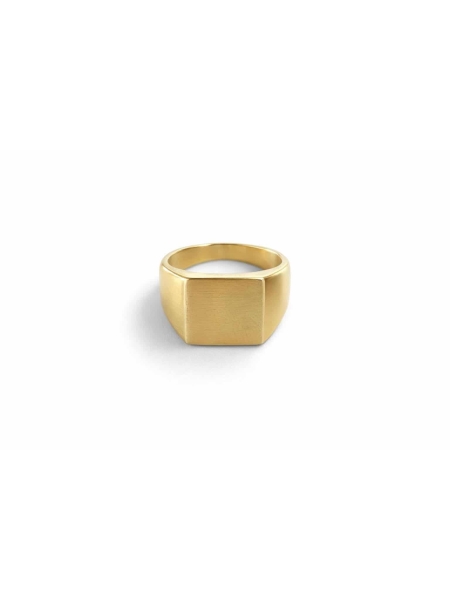 Acquista ora anello quadrato opaco gold su elefantebianco.jewelry