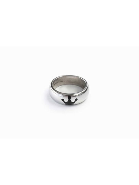 Acquista ora anello fascia con corona su elefantebianco.jewelry