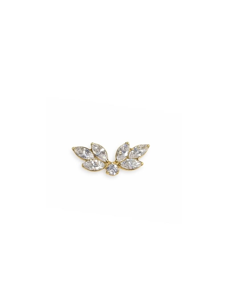 Acquista ora piercing ali di petali gold su elefantebianco.jewelry