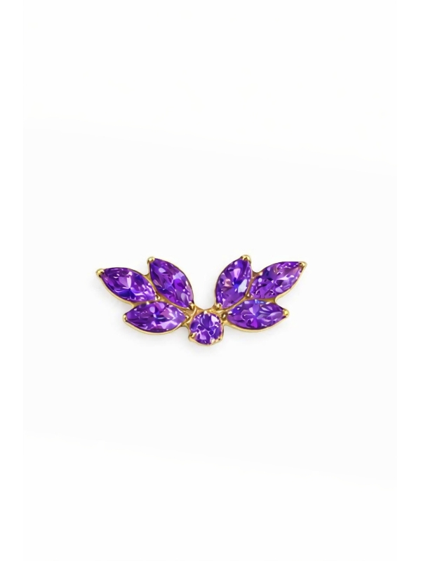 Acquista ora piercing ali di petali gold su elefantebianco.jewelry