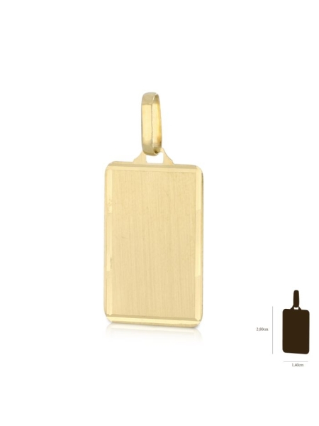 Acquista ora medaglia personalizzabile con fotoincisione oro 750 su elefantebianco.jewelry