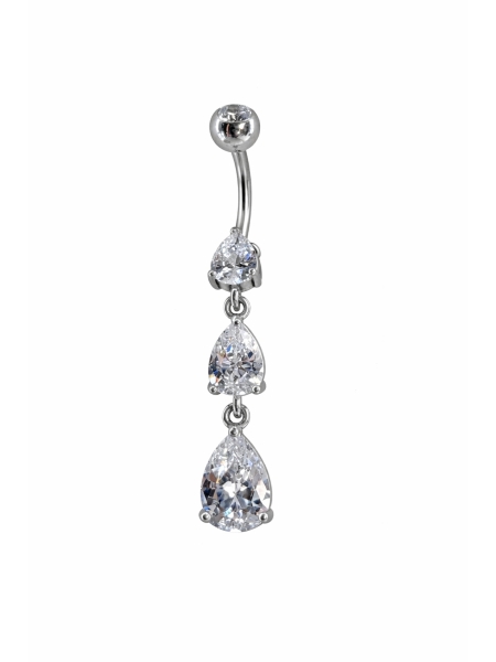 Acquista ora piercing tre gocce pendenti su elefantebianco.jewelry