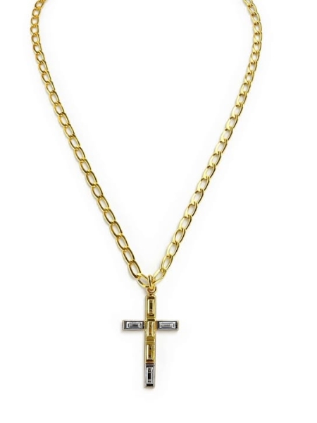 Acquista ora collana grumetta con crocce bicolore oro 750 su elefantebianco.jewelry