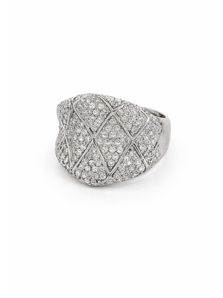 Acquista ora anello bombé zirconato su elefantebianco.jewelry