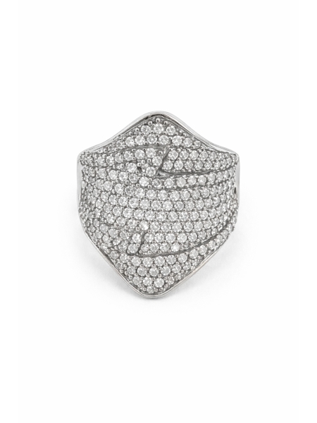 Acquista ora anello pavè di zirconi su elefantebianco.jewelry