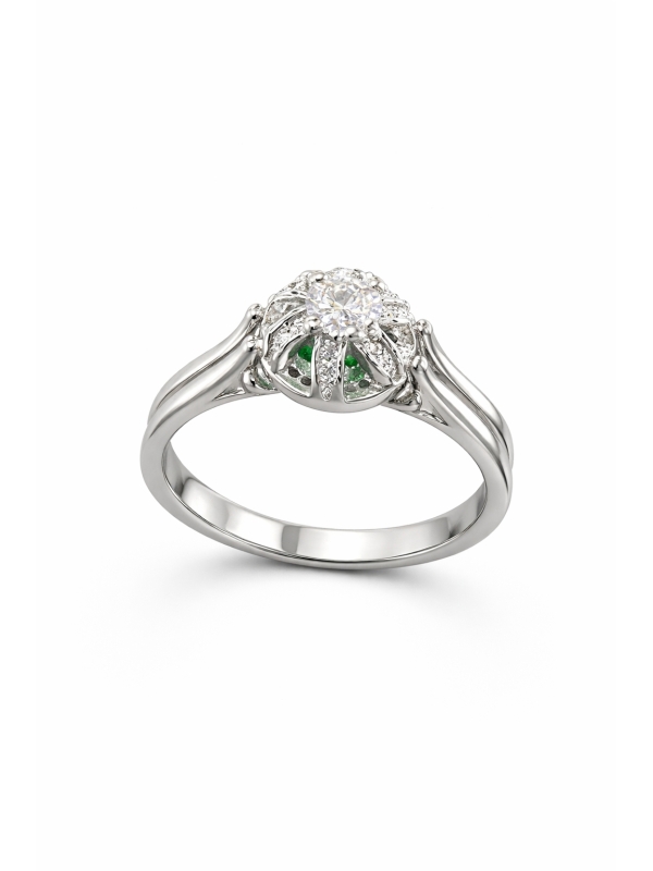 Acquista ora anello kate verde su elefantebianco.jewelry