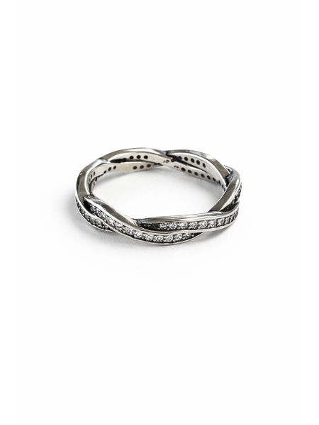 Acquista ora anello intreccio su elefantebianco.jewelry