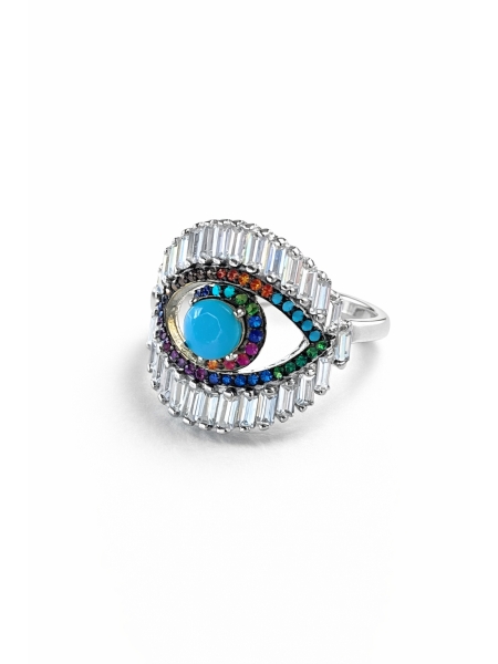Acquista ora anello occhio greco su elefantebianco.jewelry