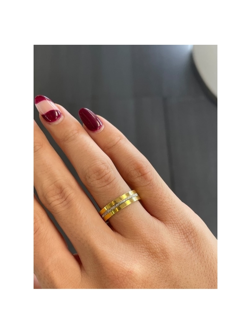 Acquista ora fedina giro interno zirconi su elefantebianco.jewelry