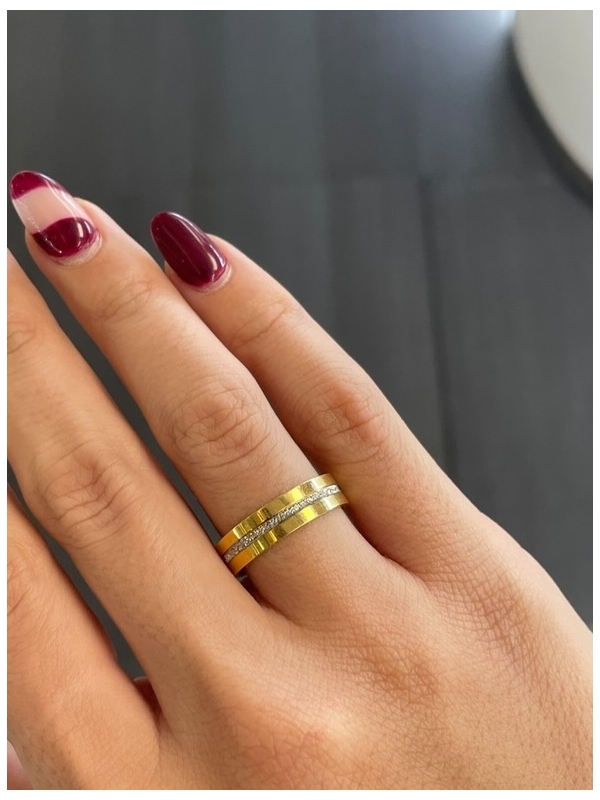 Acquista ora fedina giro interno zirconi su elefantebianco.jewelry