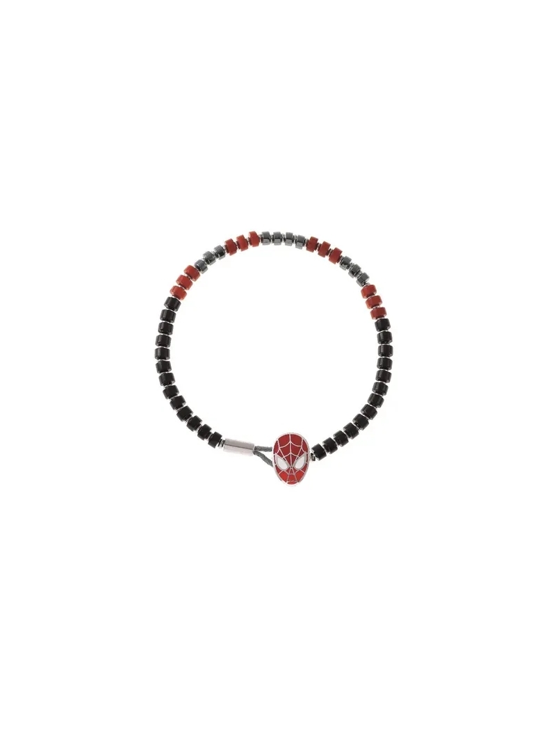 Acquista ora bracciale rosso e nero spiderman marvel su elefantebianco.jewelry