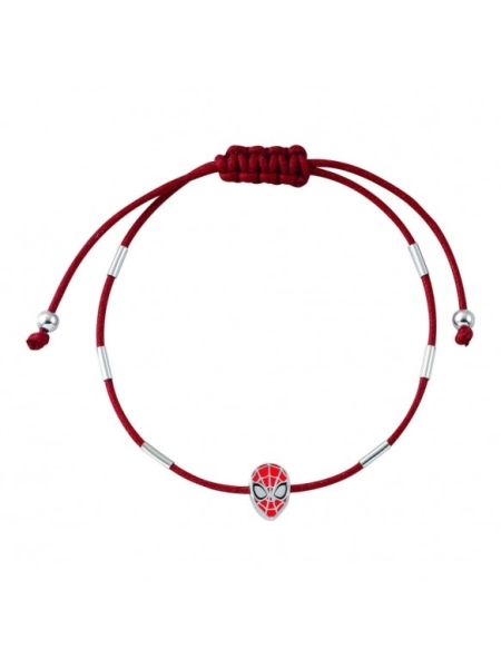 Acquista ora bracciale cordoncino rosso spiderman marvel su elefantebianco.jewelry