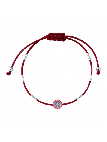 Acquista ora bracciale cordoncino rosso avengers marvel su elefantebianco.jewelry