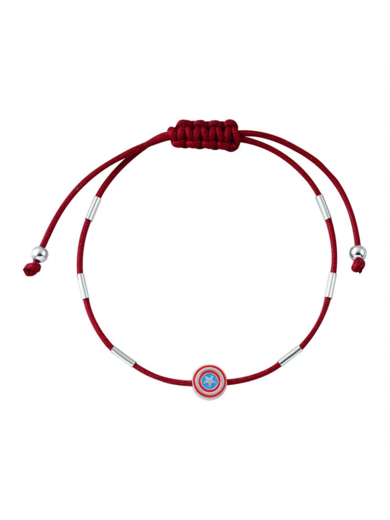 Acquista ora bracciale cordoncino rosso avengers marvel su elefantebianco.jewelry
