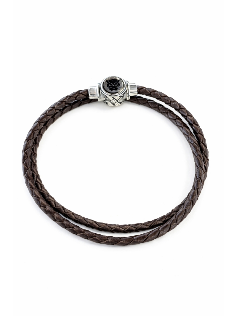 Acquista ora bracciale cordoncino intrecciato black panther marvel su elefantebianco.jewelry