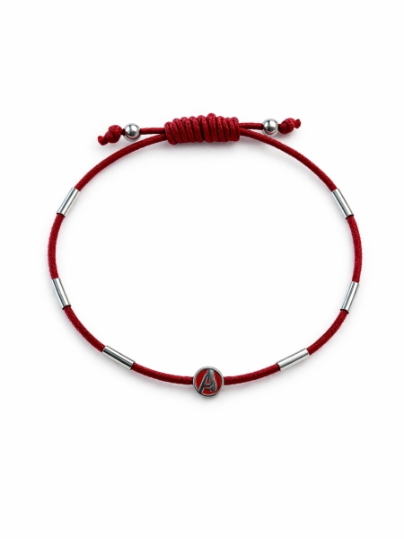 Acquista ora bracciale ordoncino rosso avengers marvel su elefantebianco.jewelry