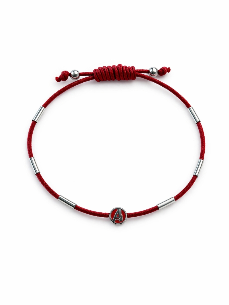 Acquista ora bracciale ordoncino rosso avengers marvel su elefantebianco.jewelry