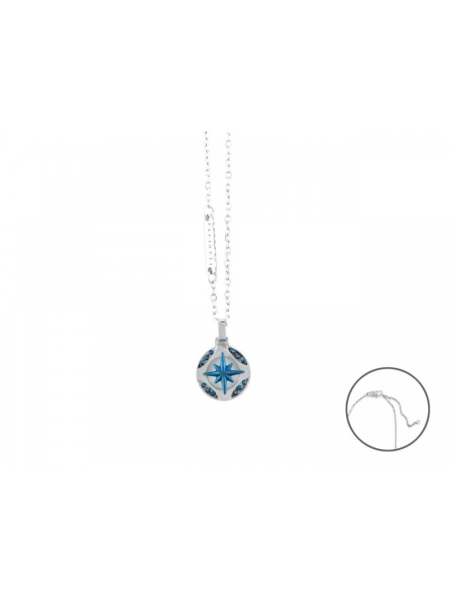 Acquista ora collana rosa dei venti azzurra su elefantebianco.jewelry