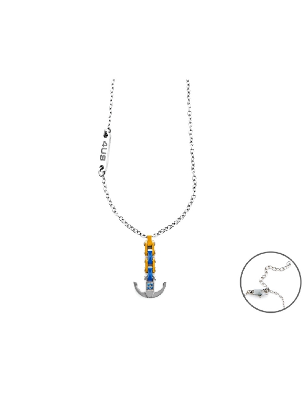 Acquista ora collana ancora blu su elefantebianco.jewelry