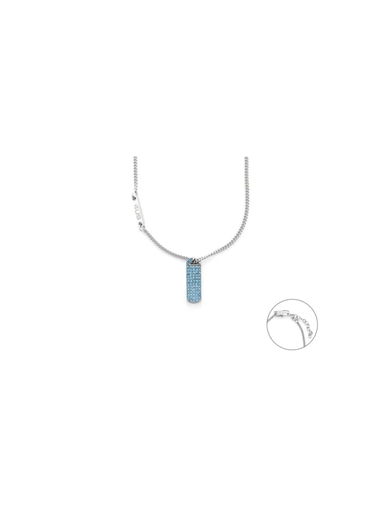 Acquista ora collana targetta con zirconi su elefantebianco.jewelry