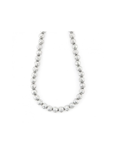 Acquista ora collana sfere martellate su elefantebianco.jewelry