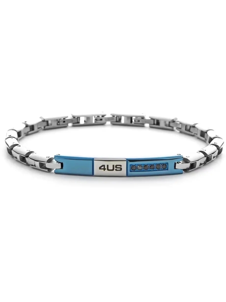 Acquista ora Bracciale con maglia a link e targa su elefantebianco.jewelry