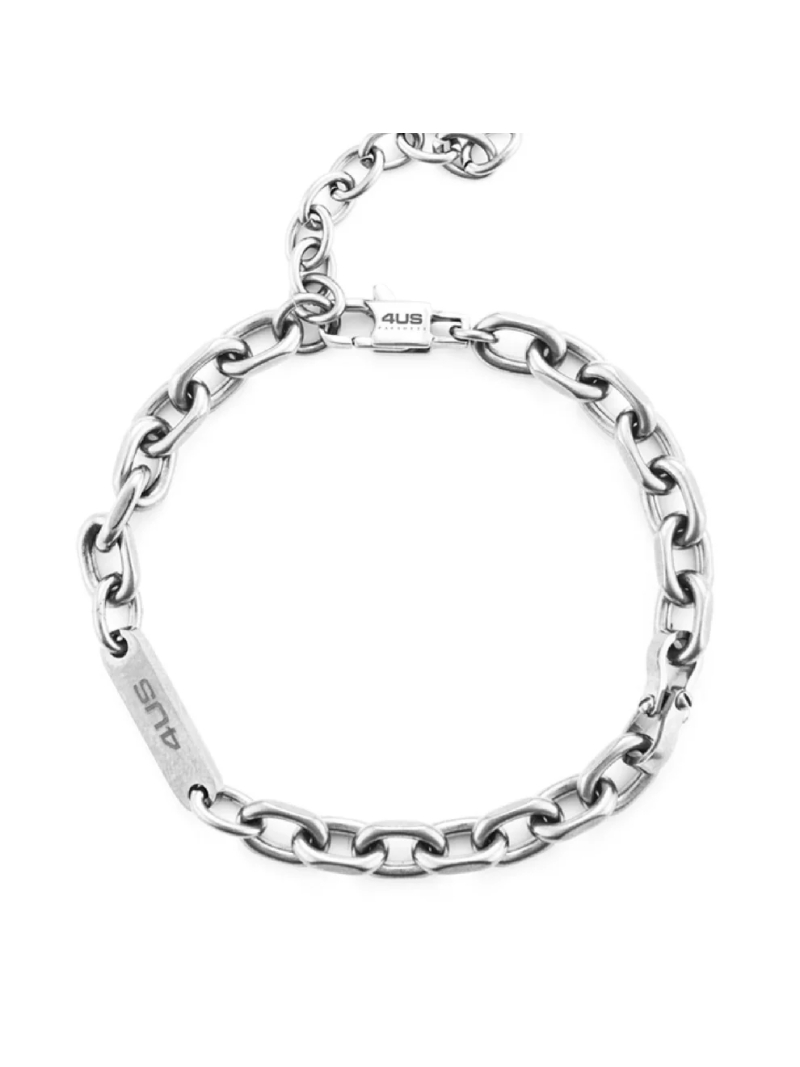 Acquista ora bracciale con maglia rollò e targa su elefantebianco.jewelry