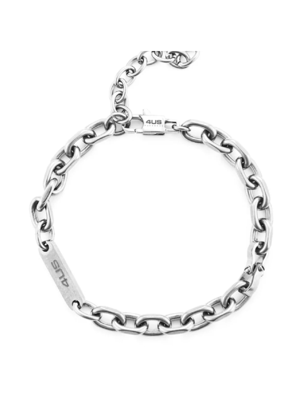 Acquista ora bracciale con maglia rollò e targa su elefantebianco.jewelry