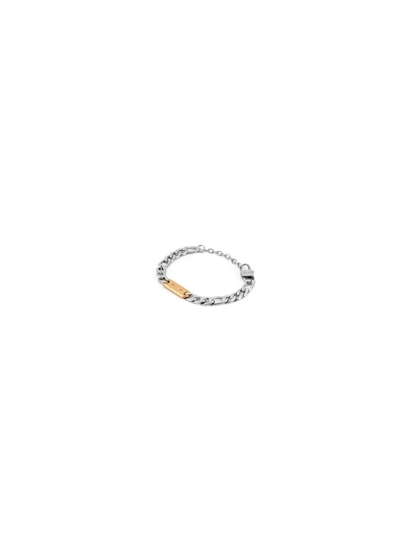 Acquista ora bracciale a maglia cubana con targa su elefantebianco.jewelry